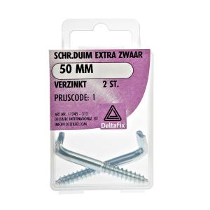 Schroefduimen 50mm 2st extra zwaar verzinkt Buy Cheap 100% Guaranteed