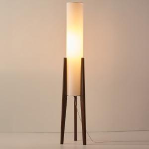 Walnuss Stehlampe Massivholz Kunst Lampe High Quality For Sale