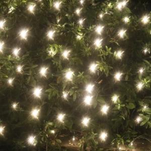 150-bulb Clear (White) Net Lights, White Wire Cheap Sale Amazing Pice