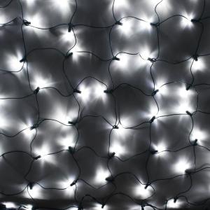 100-light M5 Pure White LED Net Lights, Green Wire Sale Cheapest
