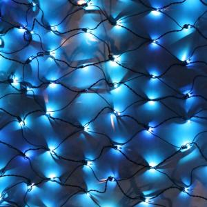 150-bulb Blue Net Lights, Green Wire Lowest Pice