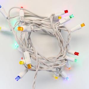 20-light Multicolor LED Craft Lights, White Wire Cheap Sale Big Discount