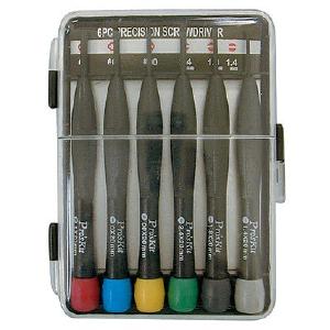 Mini Screwdriver Set - 3 Phillips / 3 Slotted (CT-810) Grey Outlet Store Online