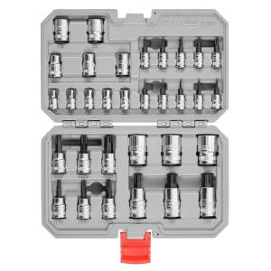 ARES 31033 - 32-Piece Master Torx and External Torx Socket and Bit Socket Set Outlet Store For Sale