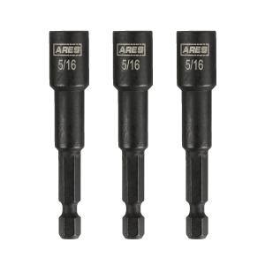 ARES 27014 - 3-Piece 5/16-Inch Magnetic Impact 2 9/16-Inch Nut Driver Bit Set Discount Cost