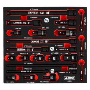 ARES 27079 - 23-Piece Master Impact Socket Accessories Set Free Shipping With Paypal