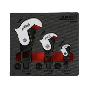 ARES 33009 - 3-Piece Spring Loaded Auto Adjusting Crowfoot Wrench Set Clearance Low Pice Fee Shipping