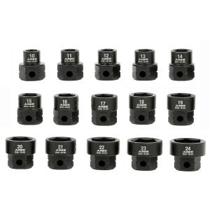 ARES 29020 - 15-Piece 1/2-Inch Drive Metric Low Profile Nano Impact Socket Set Clearance Pices