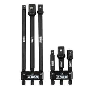 ARES 22025 - 6-Piece 3-Inch and 6-Inch Impact Grade Socket Adapter Set Buy Cheap Best Pices