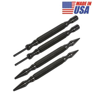 ARES 10046 - 2-Pack 2-Piece Dual Head Nail Setter & Hinge Pin Remover Punch Set Online Online With Mastercard