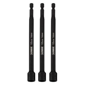 ARES 27006 - 3-Piece 10mm Magnetic Impact 6-Inch Nut Driver Bit Set Free Shipping Genuine