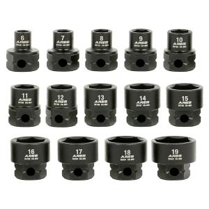 ARES 29018 - 14-Piece 3/8-Inch Drive Metric Low Profile Nano Impact Socket Set Discount Nicekicks