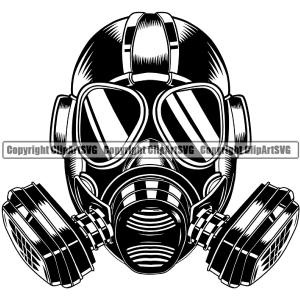 Black And White Painting Gas Mask Vector Design Element Renovation Paint House Home Improvement Wall Room Painter Repair Renovating Service Work Worker Painter DIY Art Logo Clipart SVG Manchester Great Sale Cheap Pice