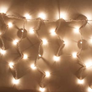 150-bulb Clear Glass Icicle Lights, White Wire Footlocker Cheap Online