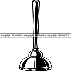 Plumbing Plumber Pipe Repair Service Plunger ClipArt SVG Sale Best Wholesale