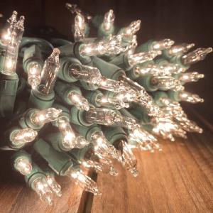 150-bulb Clear Twinkle Lights, Green Wire Cheap Sale Latest Collections