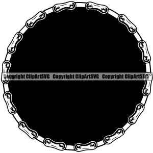 Piston Chain Circle Black Color Design Element Mechanic Engine Auto Repair Automotive Service Car Truck Motorcycle Technician Garage Shop Vehicle Maintenance Company Business Logo Clipart SVG Wide Range Of Cheap Pice