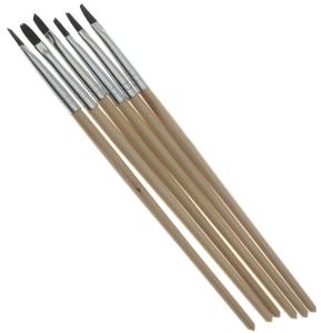 ICE Resin, Angled Paint Brushes for ICED Enamels & Paper Sealant (6 Pack) Best Place To Buy Online