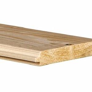 Vloerhout 22x125mm 300cm v-groef g en g vuren 100% Original