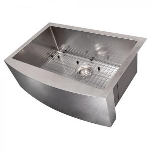 ZLINE 33" Undermount Single Bowl Apron Sink Stainless Steel, SAS-33S Discount Collections