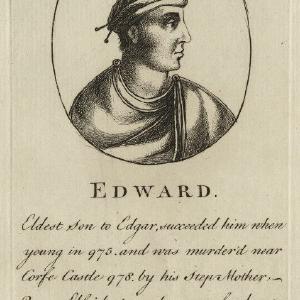 King Edward ('the Martyr') Portrait Print With Credit Card