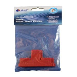 Resun Deluxe Scraper Plastic Replacement Blades 3pk Outlet Largest Supplier