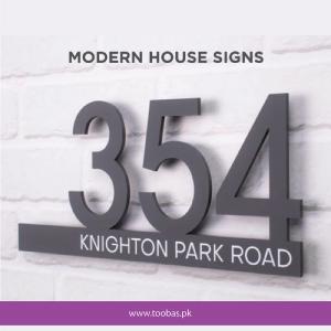 Custom House Number Sign | Personalized Address Plaque Original Online