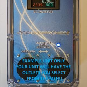 Electric Range Buddy Plus AUTO #6 Custom 50A NEMA 10-50 2-way switcher, 3' 10-50 cable to two 10-50 outlets with kWh meter Visit Cheap Pice