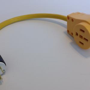 Adapter #29 20amp 6-20 Plug to Camco EZ-Pull 14-50 socket Adapter 1ft. Outlet Cheap Pices