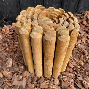 Rolborder bruin geimpregneerd Hoogte 30 cm, Lengte 250 cm Wide Range Of Online