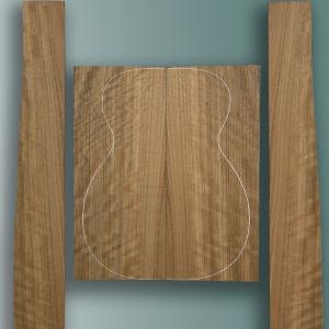 Curly Shedua (Ovangkol) Acoustic Guitar Back and Sides Set Store Online