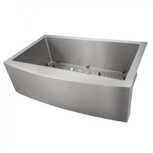 ZLINE Farmhouse 33" Single Bowl Apron Sink, Stainless Steel, SAS-33 Sale New