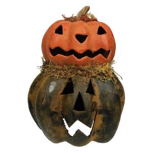 Black & Orange Two Layered Carved Pumpkin Cheap Sale Ebay