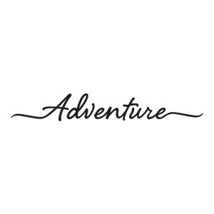 Adventure - Word Decal Graphic Visa Payment Cheap Pice