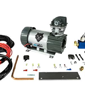 PacBrake | 24V HP625 Series Heavy Duty Air Compressor Kit Vertical Pump Head HP10625V-24 Air Compressor Entire Unloader Block Assembly Kit W/ Pre-Built Harnesses Kit HP10116-24 Cheap Professional