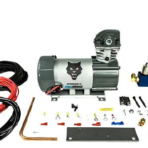 PacBrake | 12V HP625 Series Preminum Heavy Duty Air Compressor Kit Vertical Pump Head HP10625V Air Compressor Entire Unloader Block Assembly Kit With Pre-Built Harnesses Kit HP10116 Discount Shop