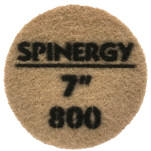 Hydro-Force, Stone Polishing Pad, Spinergy, Red, 800 Grit, 7" 1652-2132 Sale Best Sale