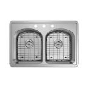 IPT Stainless Steel 33 in. 20-Gauge Double Bowl Top Mount Kitchen Sink T-DP5050-EUR Outlet Pices