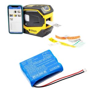 10.8V, Li-ion, 3350mAh, Portable Printer battery fits Brady, M511, 36.18Wh Free Shipping View