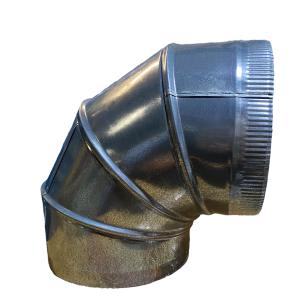 HCP, 15010016, 10", 90, Adjustable, Round Duct Elbow, - 8 Pack Cheap Sale Free Shipping