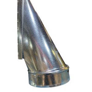 HCP 67121060WB 2-1/4" x 10" x 6" Center Boot Duct Fitting - 25 Pack Discount Best Store To Get