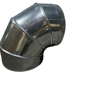 Heating & Cooling Products, 15012018, Adjustable Elbow, 12 in, 90 deg, 26 ga, Galvanized, Steel - 4 Pack Cheap Original