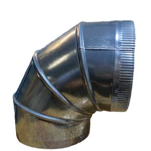 HCP, 15007004, 7", 90, Adjustable, Round, Duct Elbow, 12 Pack Discount Pices