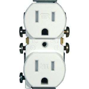 Leviton T5320-WMP Duplex Tamper Resistant Receptacle, 15 Amp, White Free Shipping Hot Sale