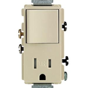 Leviton T5625-I Decora Combination Tamper Resistant Switch/Outlet, 15 Amp Clearance High Quality