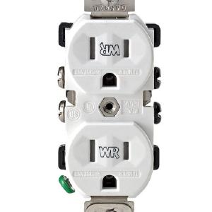 Leviton TWR15-00W Tamper Weather-Resistant Receptacle, White High Quality Buy Online