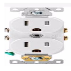 Leviton TCBR1-WMP Duplex Tamper Resistant Outlet, White Sale Lowest Pice