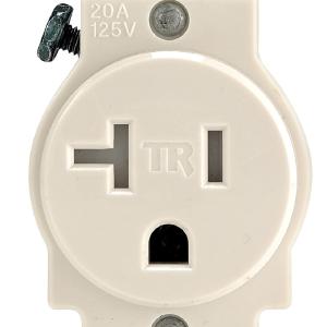 Leviton T5020-0TS Single Receptacle, Light Almond, 20 Amp Clearance In China