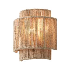 1-Light Farmhouse Rattan Wall Sconce Lighting Sale Outlet