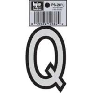 Hy-Ko PS-20/Q Vinyl lettering Reflective House Letter Q, Size 3-1/4" Sale For Nice